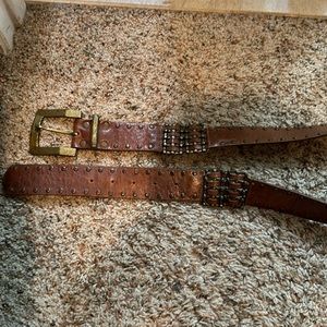 Leatherrock leather belt
